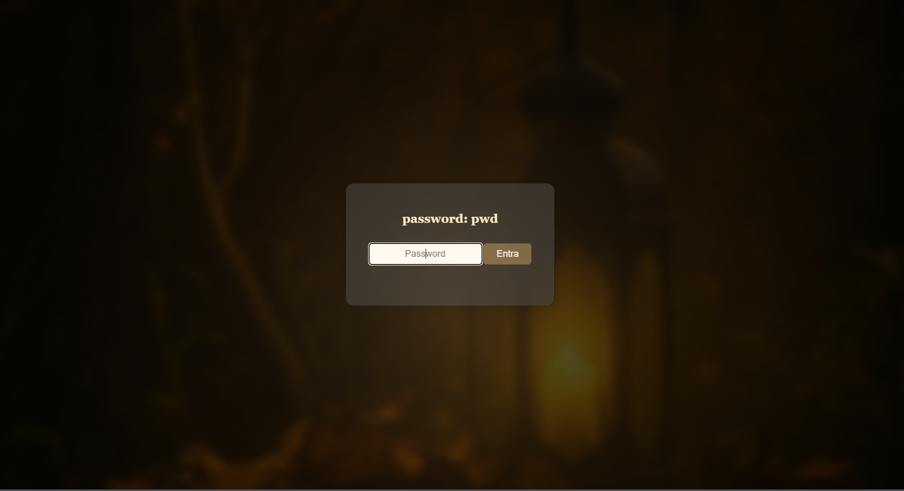 Screenshot della Home Page del progetto Libro Portfolio 3D